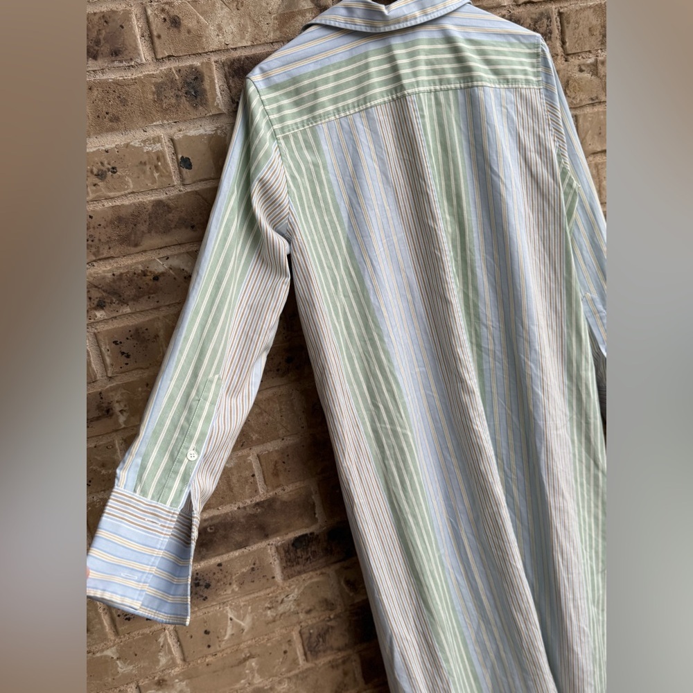 JW ANDERSON Multicolor Striped Long Sleeve Dress Sz 8 - Picture 8 of 11